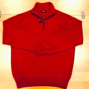 NWOT 100% Merino Wool Quarter-Zip Sweater